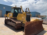 Used Komatsu Dozer in yard